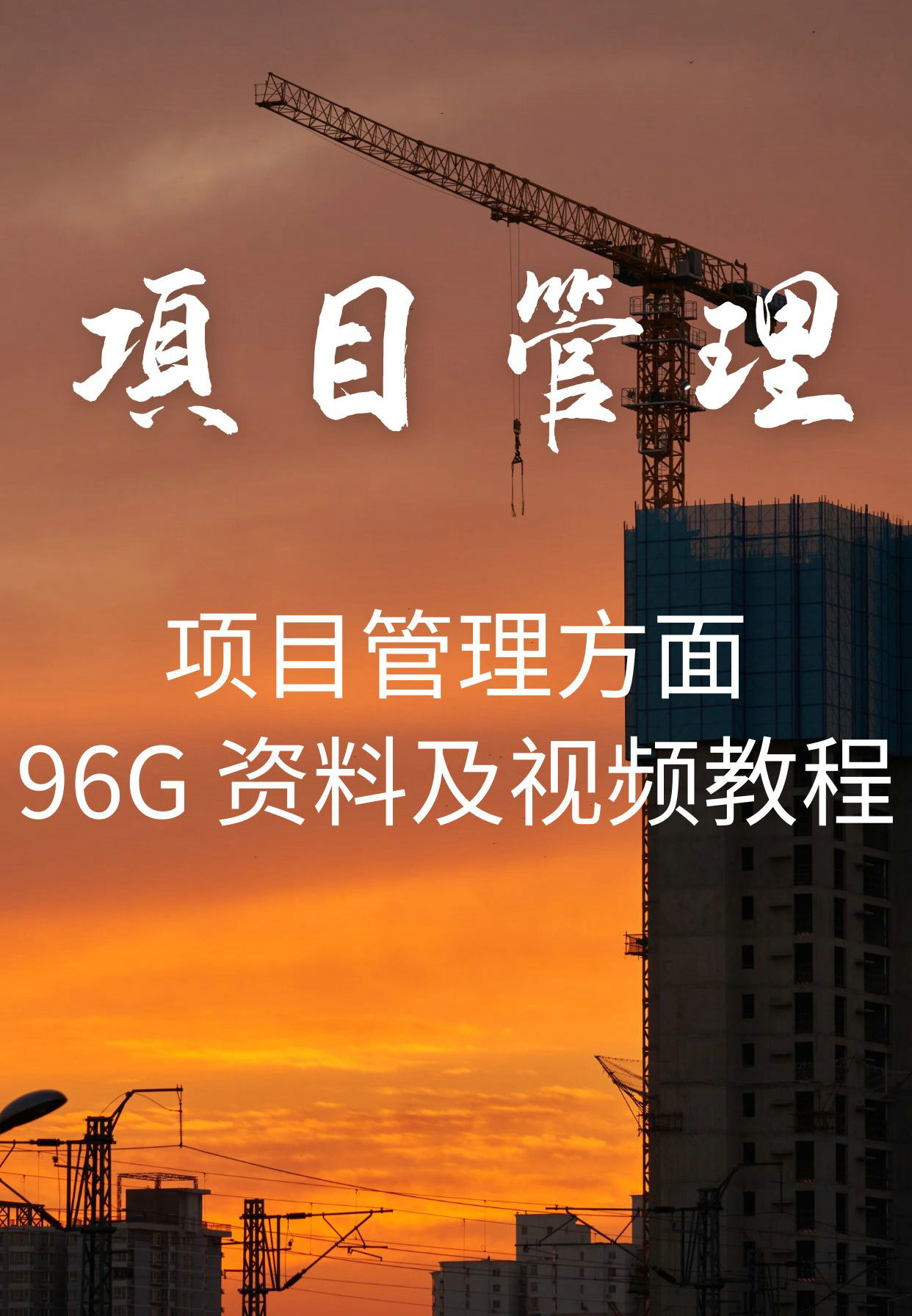 项目管理方面96G资料及视频教程