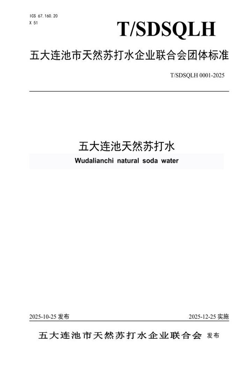 T/SDSQLH 0001-2025 五大连池天然苏打水资源截图