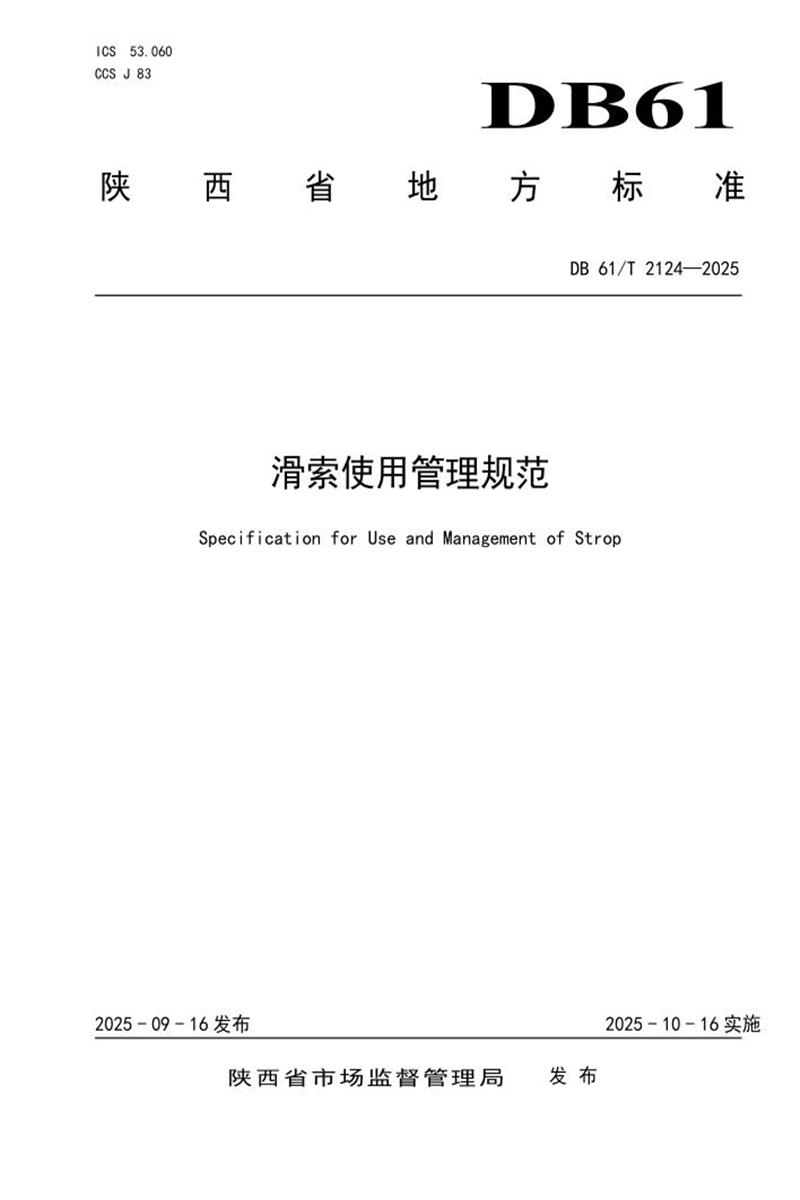 DB61/T 2124-2025 滑索使用管理规范资源截图