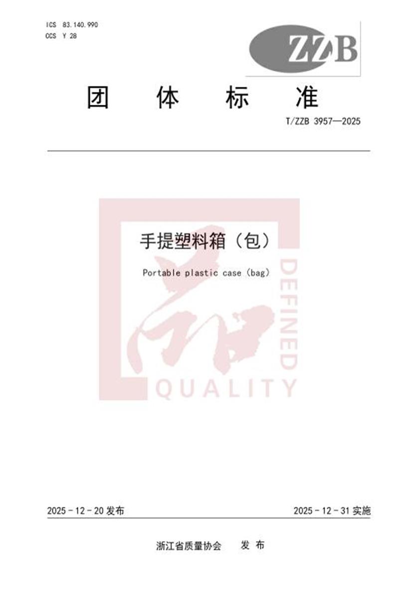 T/ZZB 3957-2025 手提塑料箱（包）资源截图