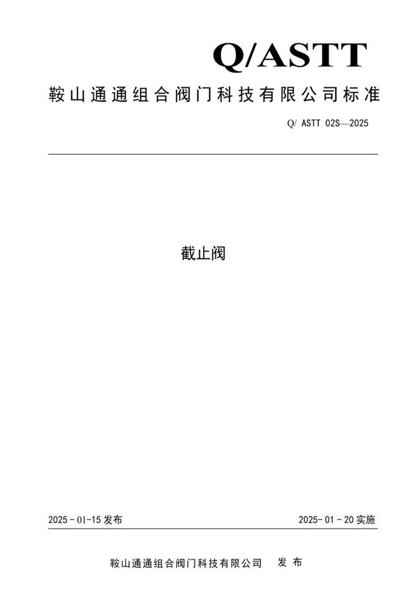Q/ASTT 02S-2025 B级阀门资源截图