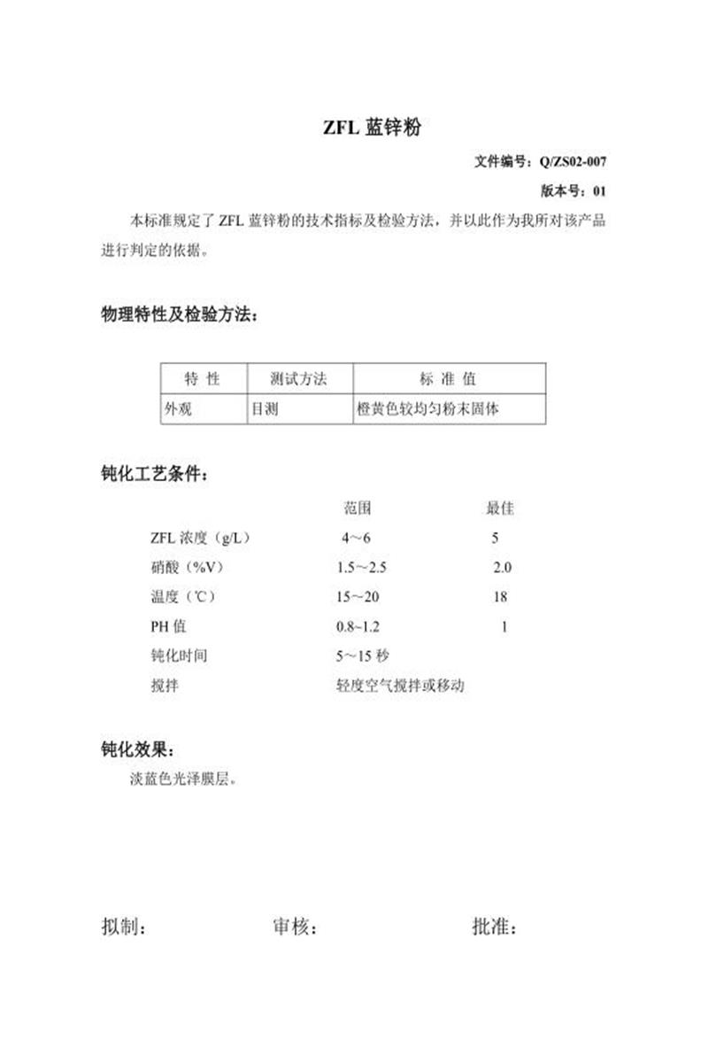 Q/ZS02-007-2020 蓝锌粉资源截图