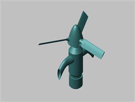 涡轮螺旋桨发动机3D模型