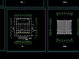 道家仿古建筑大殿建施图