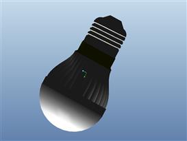 节能灯3D模型