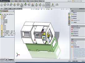 数控车床3D模型