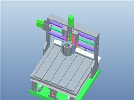 数控钻孔机（钻床）3D模型