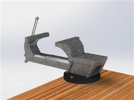 机械加工夹具3D模型