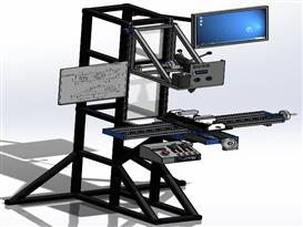 DIY立式铣床3D模型