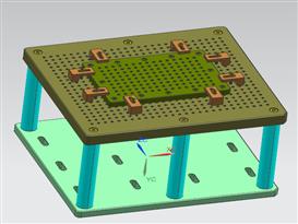 CNC通用夹持治具3D模型