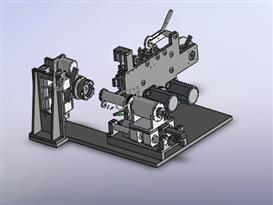 数控贴膜机3D模型