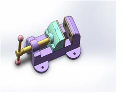 虎钳3D模型