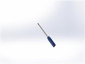 十字螺丝刀3D模型