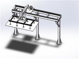 悬臂上料机械手3D模型