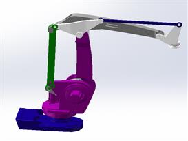 abb irb120机器人3D模型