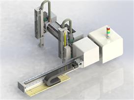 五轴全伺服驱动机械手3D