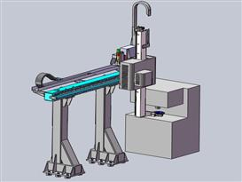 打标机械手3D模型