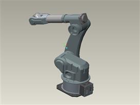 六自由度工业机械手3D模