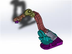 六轴机器人3D模型