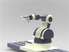 机器人手臂3D模型
