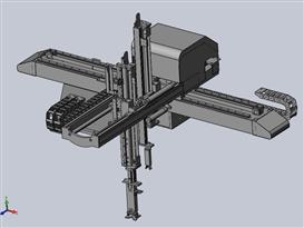 伺服注塑机械手3D模型