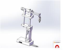 气缸组合机械手3D模型