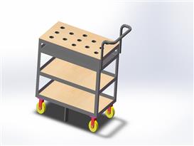 刀具流转车3D模型