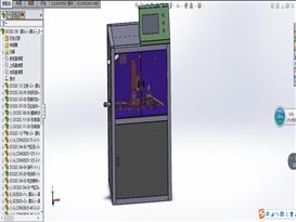 手机电池标签剥离机3D模