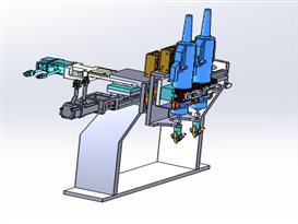 三轴自动打螺丝机3D模型