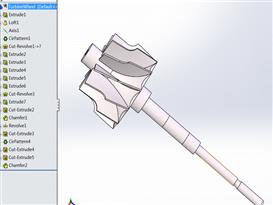 T3涡轮3D模型