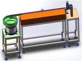 拨码器半自动组装机3D模