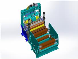 切纸压纸机3D模型