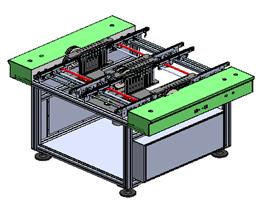 PCB板存板自动送料机3D