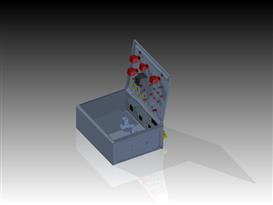 测试控制面板3D模型