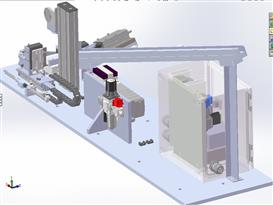 自动化螺母给料机3D模型