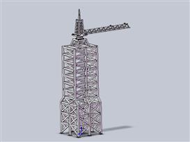 发射塔（完整）3D模型