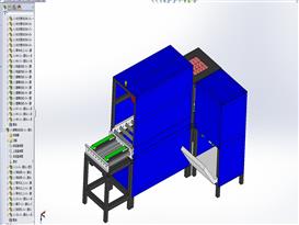 自动封箱打包机3D模型
