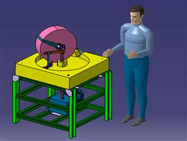 电动推磨3D模型
