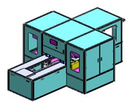 在线试超声波生产线3D模