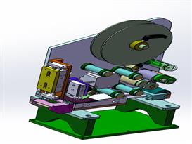 简单贴标机3D模型