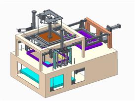 吸塑机结构3D模型