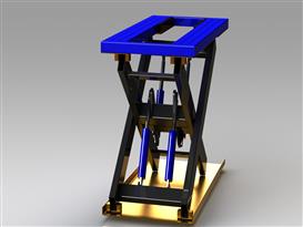 液压升降台3D模型