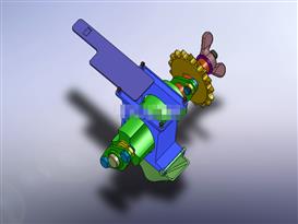 山地烟草施肥机排肥器3D