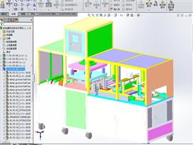 锂电池铝膜自动成型机3D