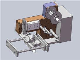 自动贴标机3D模型