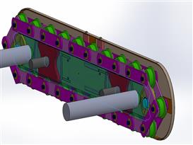固体销输送链3D模型