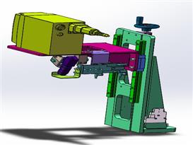 手动提升机构3D模型