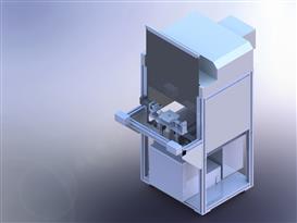 非标贴印机3D模型