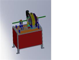 弯管攻牙机设备3D模型