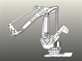 300kg码垛机3D模型